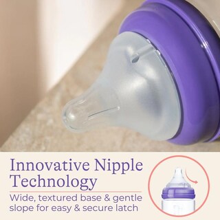 Foto 4 | Foto 4 | Set De 3 Biberones Lansinoh Naturalwave 8oz Anticólicos Color Violeta