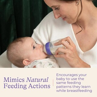 Foto 5 | Foto 5 | Set De 3 Biberones Lansinoh Naturalwave 8oz Anticólicos Color Violeta