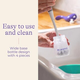 Foto 7 | Foto 7 | Set De 3 Biberones Lansinoh Naturalwave 8oz Anticólicos Color Violeta