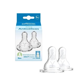 Foto 1 | Foto 1 | Tetinas Para Biberón Dr. Brown's Options+ Corte En Y Cuello Estándar/estrecho 9m+ Cereal Nivel Y