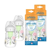Biberón Cuello Ancho Dr Brown's Options+ 150ml/5oz. Animales Bosque