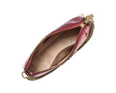 Foto 3 | Foto 3 | Set De Bolsa Y Tarjetero Michael Kors Jet Set Medium Metallic Logo 35f5ggzd6o Rojo