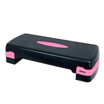 Step Banco Aerobics Belug Ejercicio Fitness Crossfit Ajustable Gym Rosa Palido