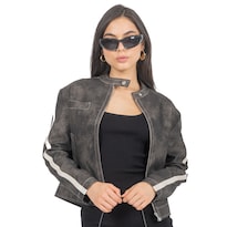 Chamarra Forever 21 Biker Slim Fit Para Mujer