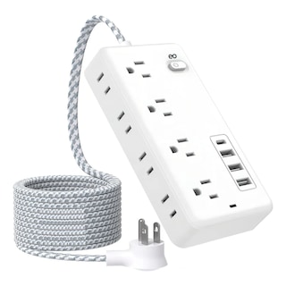 Foto 1 | Foto 1 | Multicontacto Con 8 Tomas Eo Safe Imports Esi-23091 Blanco