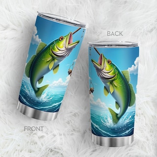 Foto 4 | Foto 4 | Taza De Café Tumbler Oasisdream De 600 Ml Con Estampado De Peces - Venta Internacional.