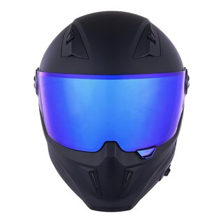 Foto 4 | Foto 4 | Casco Roda Astro Negro Mate Mica Azul Cerrado Svs Negro