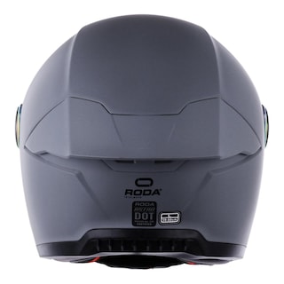 Foto 5 | Foto 5 | Casco Roda Astro Gris Mate Mica Roja Cerrado Svs Gris