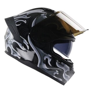 Foto 6 | Foto 6 | Casco Roda Drift Negro Chrome Cerrado Mica Humo Svs Negro