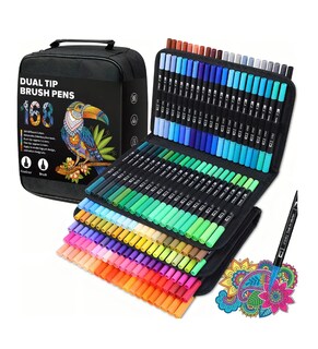 Foto 1 | Foto 1 | Marcadores 168 Colores Xtellar Doble Punta Plumones