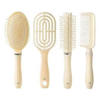 Foto 1 | Foto 1 | Herramientas De Peluquería Peine De Cojín De Aire 4 Piezas Eo Safe Imports Esi-23198 Amarillo