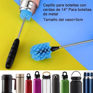 Foto 2 | Foto 2 | Set De 8 Cepillos De Limpieza Botellas Termos Bote Biberones Eo Safe Imports Esi-23192 Multicolor