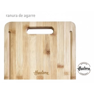 Foto 3 | Foto 3 | Tabla Picar Cortar Hudson Madera Bambú Cocina 27x19 Cm
