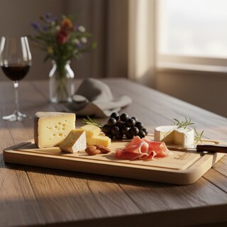 Foto 5 | Foto 5 | Tabla Picar Cortar Hudson Madera Bambú Cocina 27x19 Cm