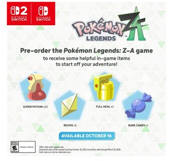 Foto 2 | Foto 2 | Cartucho De Juego Nintendo Switch Pokémon Legends: Z-a - Venta Internacional.