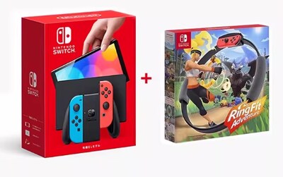 Foto 1 | Foto 1 | Consola De Videojuegos Nintendo Switch Oled Con Ring Fit Adventure - Venta Internacional.