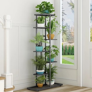 Foto 4 | Foto 4 | Soporte Para Macetas Estante De Macetas Para Plantas 7 Nivel Eo Safe Imports Esi-23229 Negro