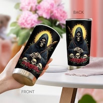 Taza De Café Tumbler Oasisdream De 600 Ml Con Estampado De Calaveras - Venta Internacional.