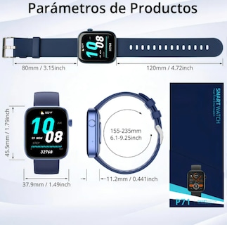 Foto 3 | Foto 3 | Smartwatch Xtellar Deportivo Ip68 Azul