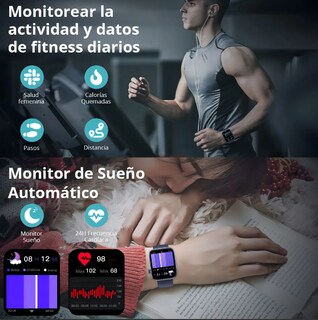 Foto 4 | Foto 4 | Smartwatch Xtellar Deportivo Ip68 Azul