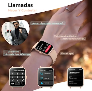 Foto 4 | Foto 4 | Smartwatch Xtellar Deportivo Ip68 Rosa