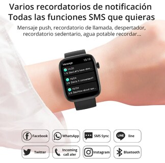 Foto 3 | Foto 3 | Smartwatch Xtellar Deportivo Ip68 Negro