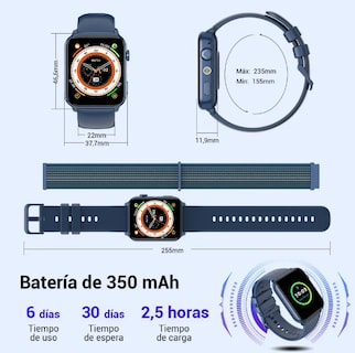 Foto 3 | Foto 3 | Smartwatch Xtellar Deportivo Ip68 Azul
