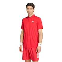 Playera Polo De Tenis Club Adidas Rojo Hombre