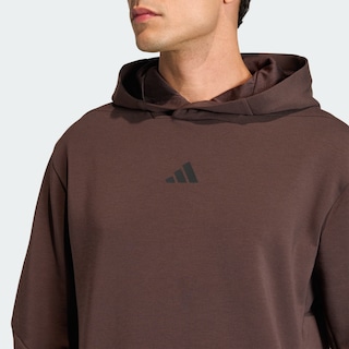 Foto 5 | Foto 5 | Sudadera Con Gorro Diseñada Para El Entrenamiento Adidas Café Hombre