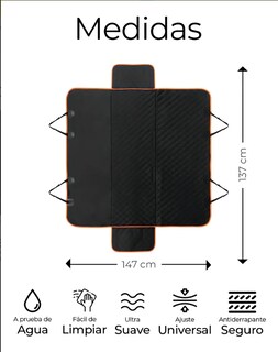 Foto 2 | Foto 2 | Cubre Asiento para Mascota de Auto