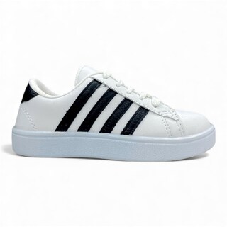 Foto 1 | Foto 1 | Tenis Deportivos Blancos Con Rayas Negras