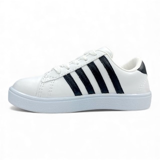 Foto 5 | Foto 5 | Tenis Deportivos Blancos Con Rayas Negras