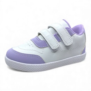 Foto 5 | Foto 5 | Tenis Infantil Con Velcro Blanco Y Lila