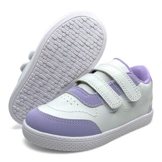 Foto 8 | Foto 8 | Tenis Infantil Con Velcro Blanco Y Lila