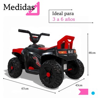 Foto 5 | Foto 5 | Carro Montable Eléctrico Moto Cuatrimoto Nino Tek-388