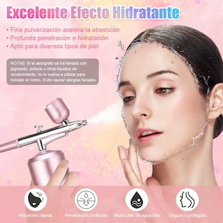 Foto 3 | Foto 3 | Kit Aerógrafo Compresor de Aire Portátil Recargable Eo Safe Imports Esi-23013 Rosa