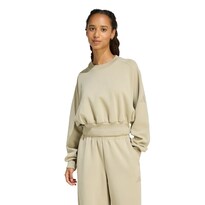 Sudadera Soft Lux Holgada Adidas Café Mujer