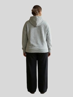 Foto 3 | Foto 3 | Sudadera Oversize Cómoda Versátil Sud-1021 Gris Claro Capucha Y Bolsillo Frontal Para Mujer