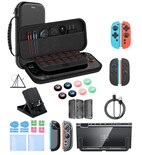 Kit Belug Estuche De Accesorios Para Switch 2 Funda Mica Protector Negro