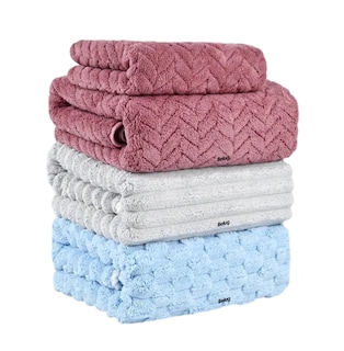 Foto 1 | Foto 1 | Juego Belug De Toallas Baño Completo 4pcs Grande Suaves Multicolor