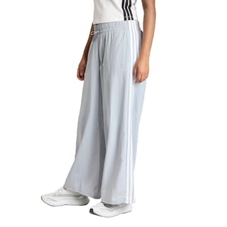 Foto 1 | Foto 1 | Pants Essentials 3 Franjas Lifestyle Parachute Tejido Adidas Gris Mujer