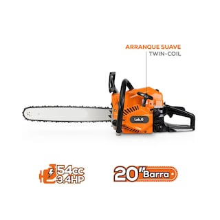Foto 2 | Foto 2 | Motosierra Lab.g A Gasolina 54cm3 3.4hp Corte 20 Color Naranja