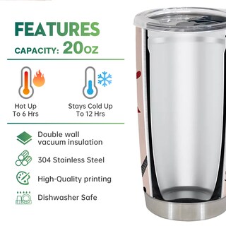 Foto 5 | Foto 5 | Taza De Viaje Oasisdream Vaso De Acero Inoxidable 600 Ml Con Tapa - Venta Internacional.