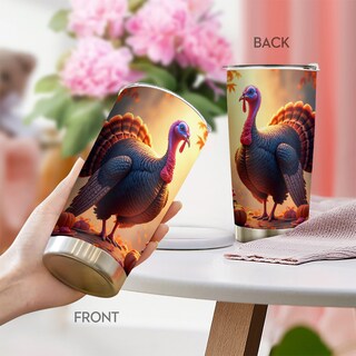 Foto 5 | Foto 5 | Taza De Viaje Oasisdream Vaso De 600 Ml Con Estampado De Pavo - Venta Internacional.