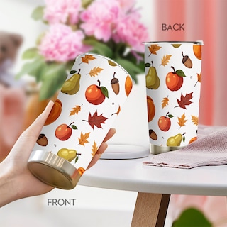 Foto 1 | Foto 1 | Taza De Café Tumbler Oasisdream De 600 Ml Con Estampado De Frutas - Venta Internacional.