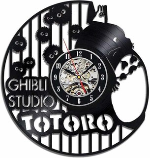 Foto 1 | Foto 1 | Reloj De Pared Fairydust Anime Con Disco De Vinilo De 30 Cm Color Negro - Venta Internacional.