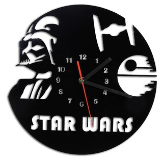 Foto 1 | Foto 1 | Reloj De Pared Anakins Darths Vaders Con Disco De Vinilo Anime De 30 Cm - Venta Internacional.