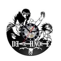 Disco De Vinilo De Anime Wall Clock Deaths Notess Yagami Light - Venta Internacional.