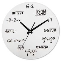 Reloj De Pared Con Fórmula Matemática Disco De Vinilo Anime Negro - Venta Internacional.
