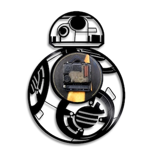 Foto 2 | Foto 2 | Reloj De Pared Bb8 Robot Con Disco De Vinilo De Anime Negro 30 Cm - Venta Internacional.